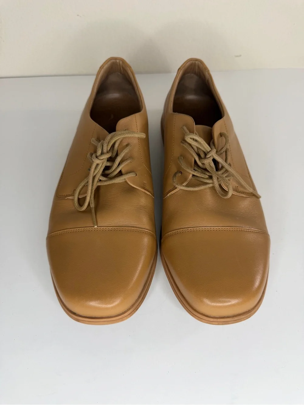 Birchbury Brenston Derby Mens Size 11 Brown Leather Barefoot Oxfords Dress Shoes
